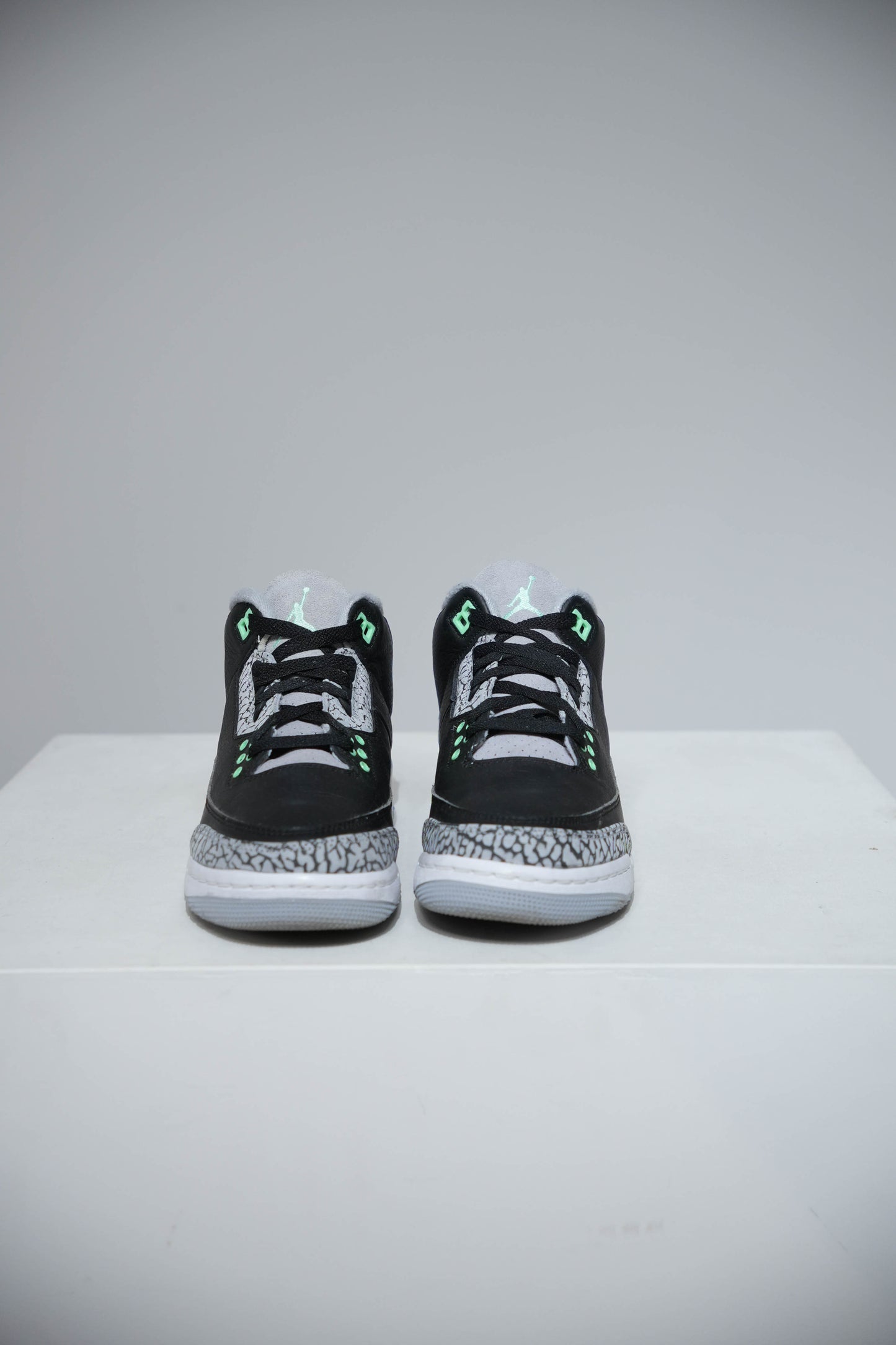 Jordan 3 Green Glow GS (Taille 40)