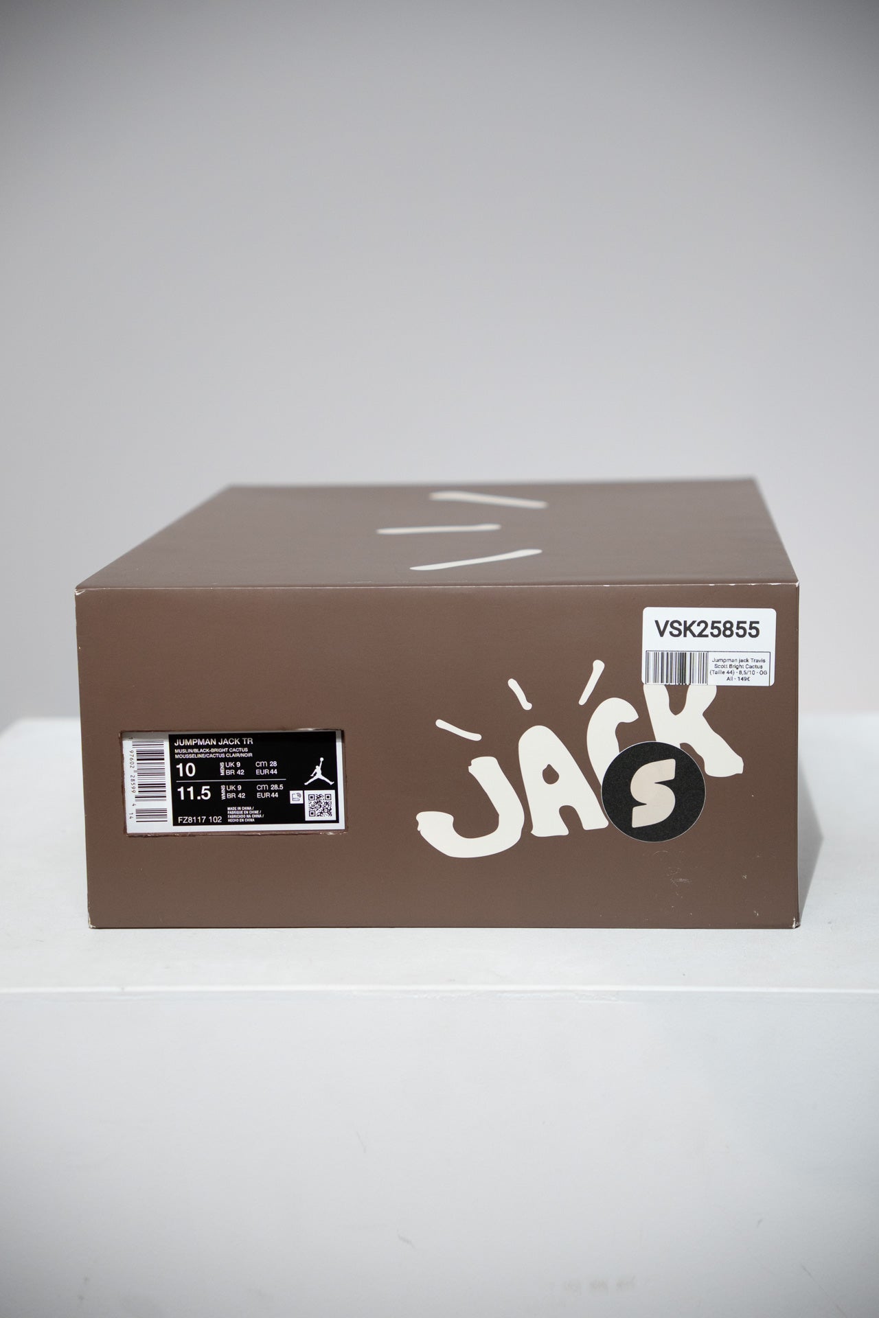 Jumpman jack Travis Scott Bright Cactus (Taille 44)