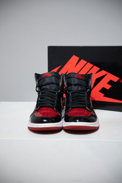 Jordan 1 High Patent Bred (Taille 41)