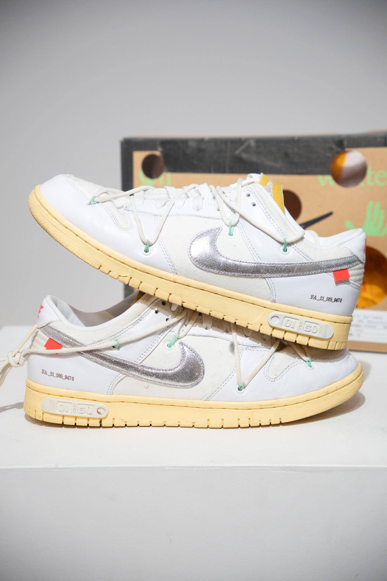 Dunk Low Off-White Lot 01/50 (Taille 45)