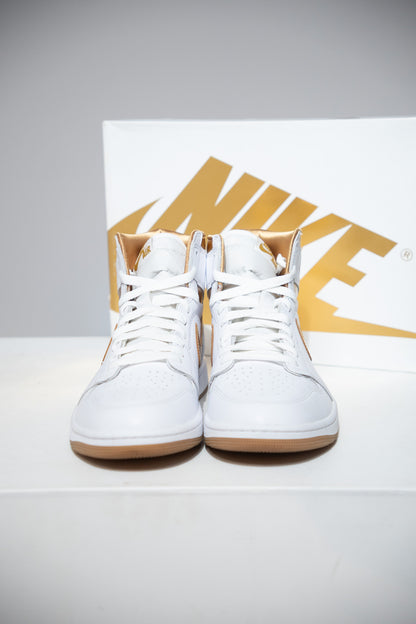 Jordan 1 High White Metallic Gold (Taille 43)