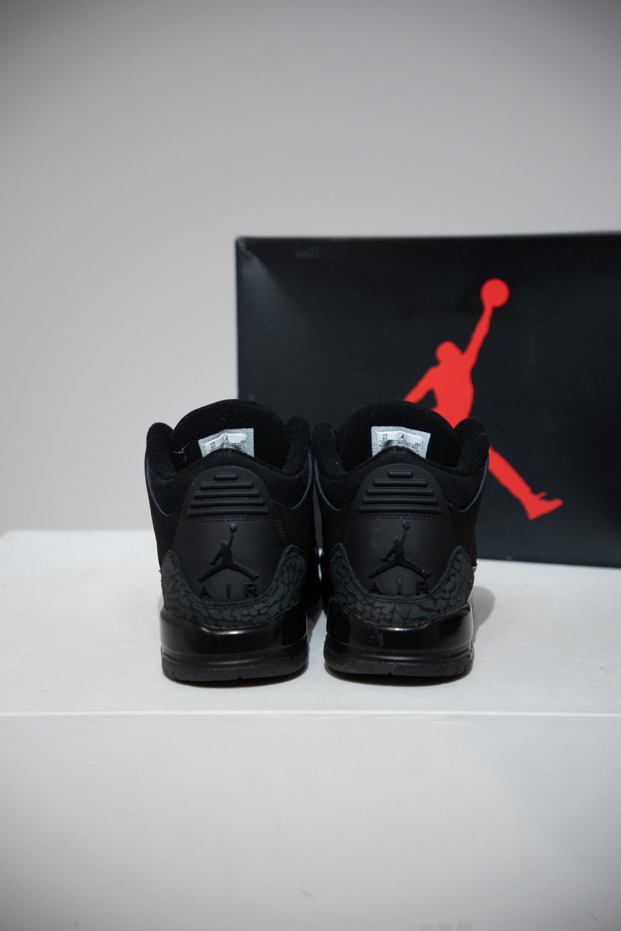 Jordan 3 Black Cat GS (Taille 38,5)