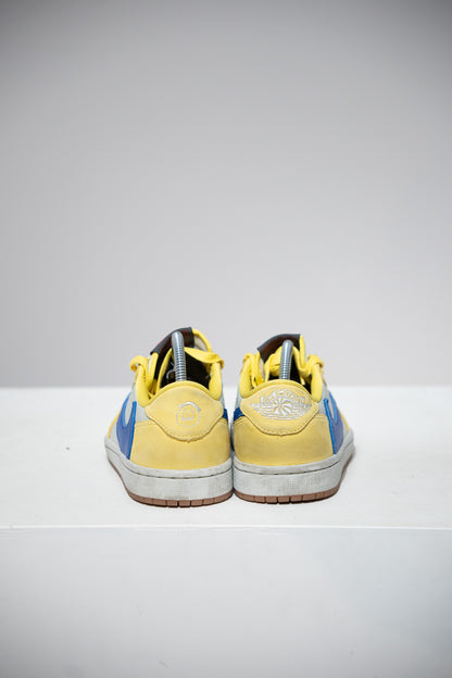 Jordan 1 Low Travis Scott Canary Yellow (Taille 38)