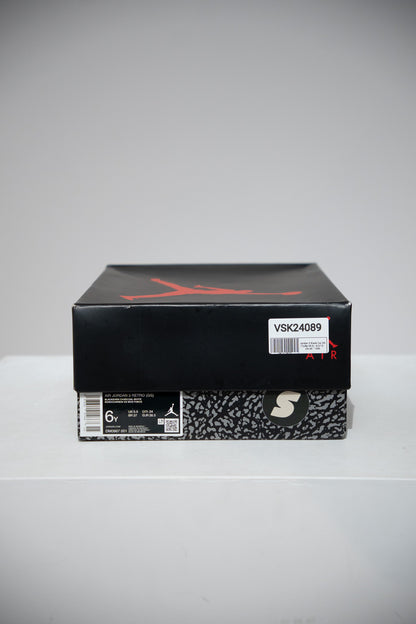 Jordan 3 Black Cat GS (Taille 38,5)