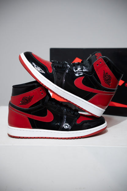 Jordan 1 High Patent Bred (Taille 41)
