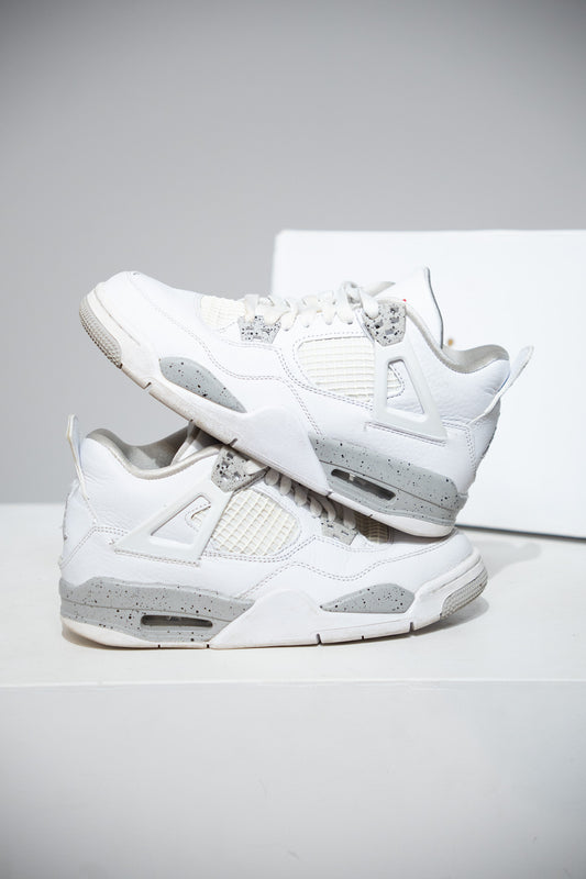 Jordan 4 White Oreo GS (Taille 37,5)