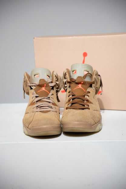 Jordan 6 Travis Scott British Kaki (Taille 40,5)