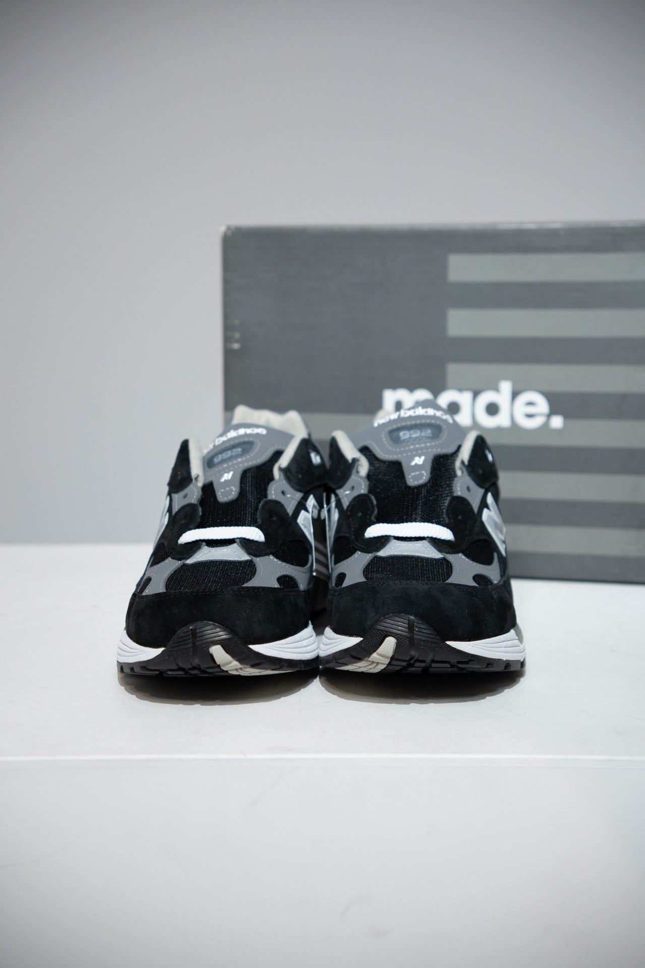 New Balance 992 Made In USA Black Grey (Taille 44)
