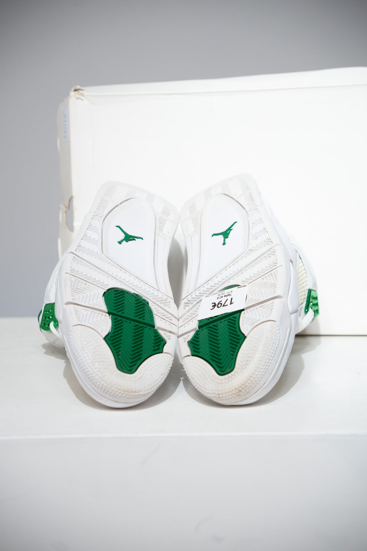Jordan 4 Metallic Green (Taille 47,5)