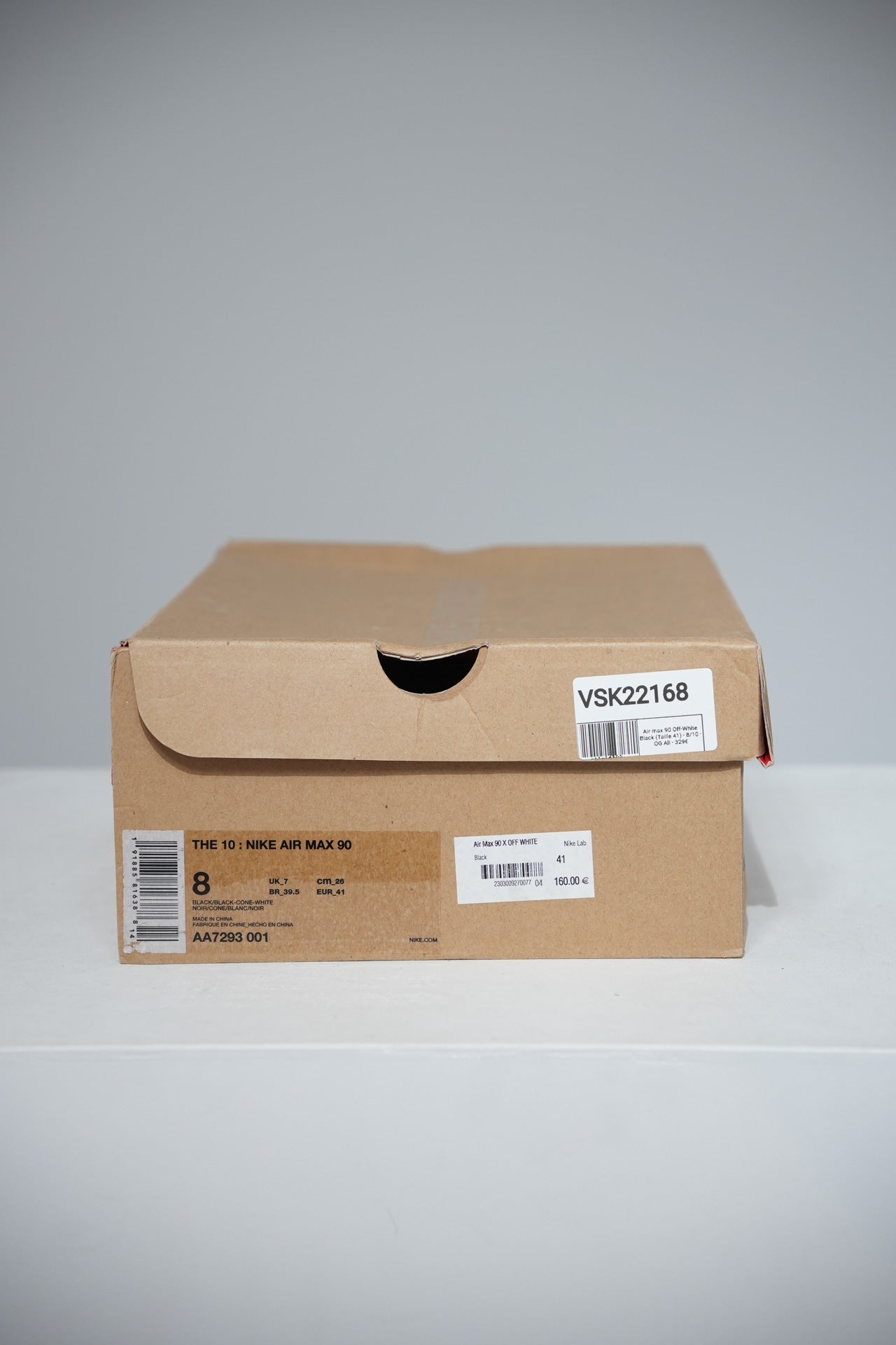 Air max 90 Off-White Black (Taille 41)