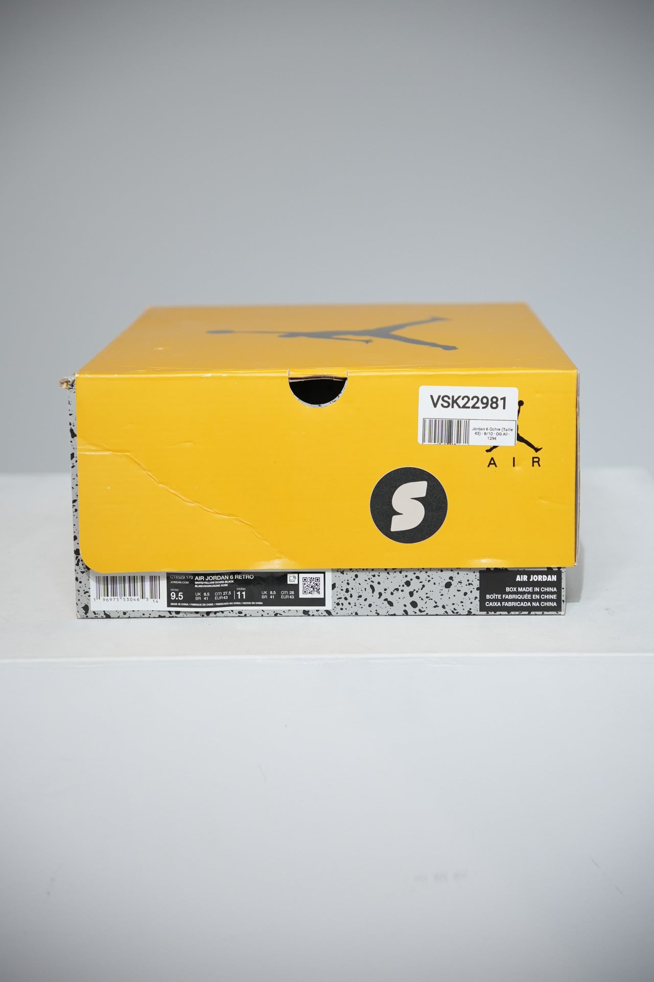 Jordan 6 Ochre (Taille 43)