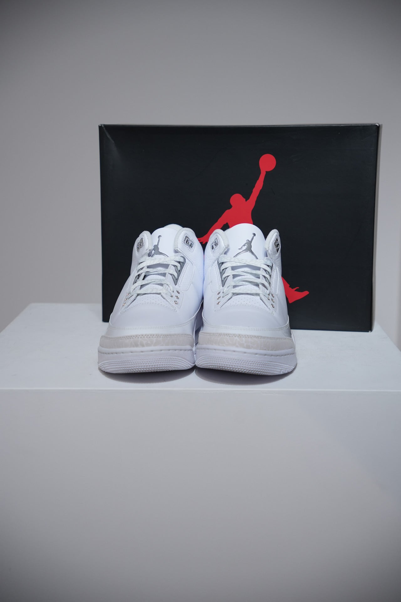 Jordan 3 Pure White (Taille 45)