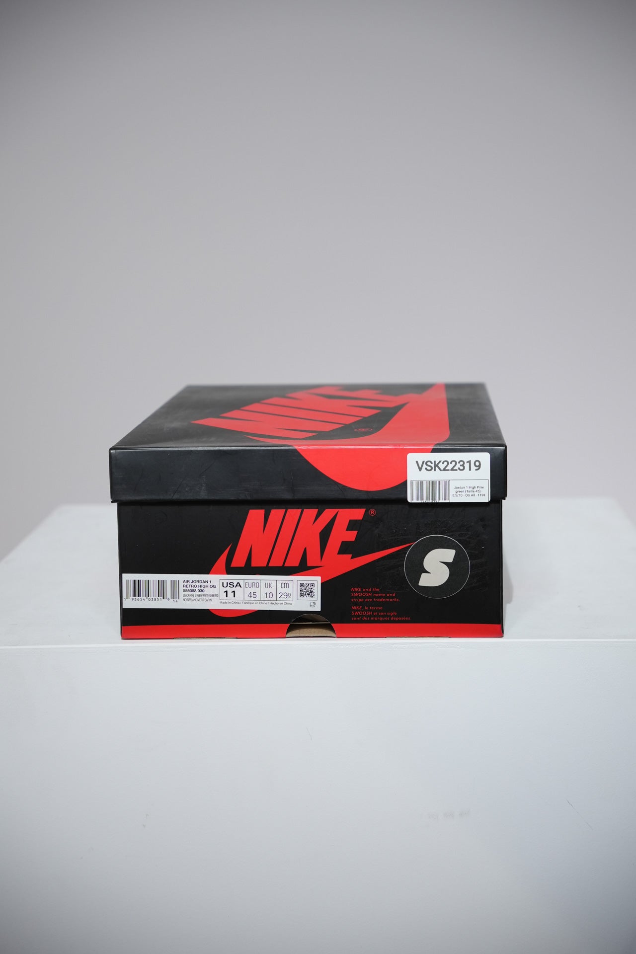 Jordan 1 High Pine green (Taille 45)