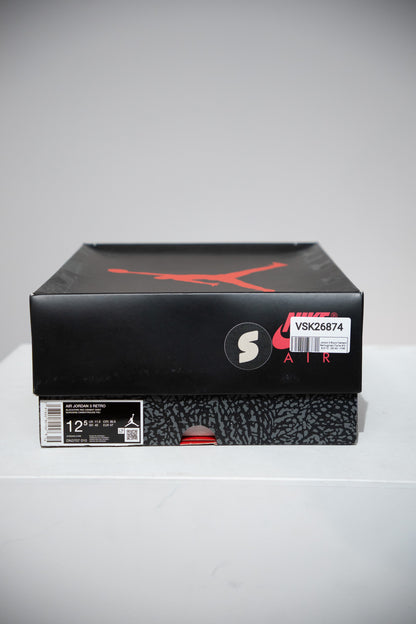Jordan 3 Black Cement Reimagined (Taille 47)