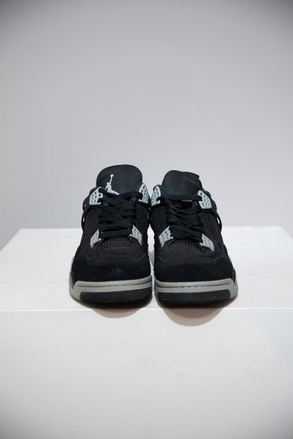 Jordan 4 Black Canvas (Taille 44)