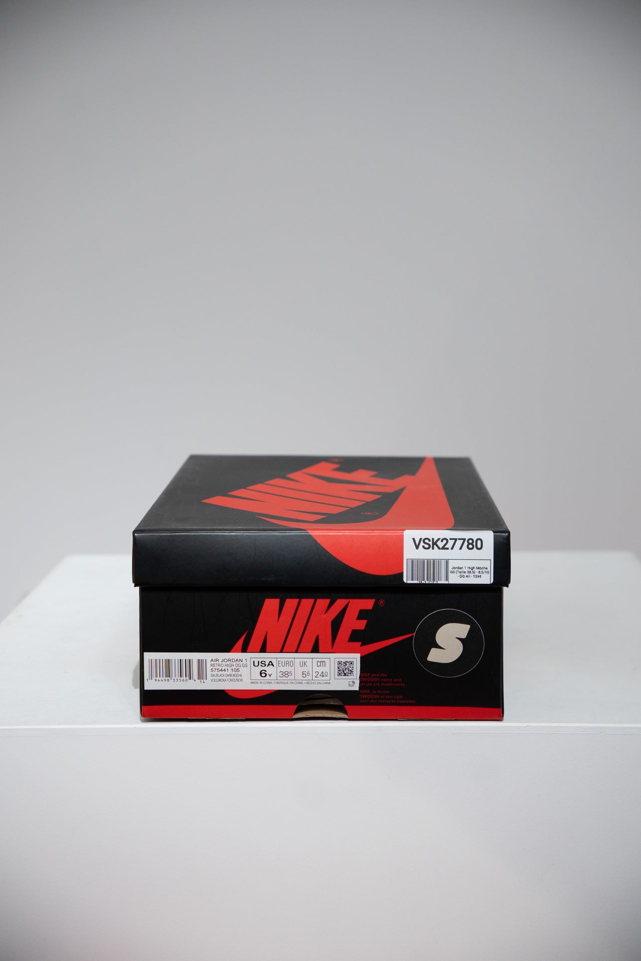 Jordan 1 High Mocha GS (Taille 38,5)