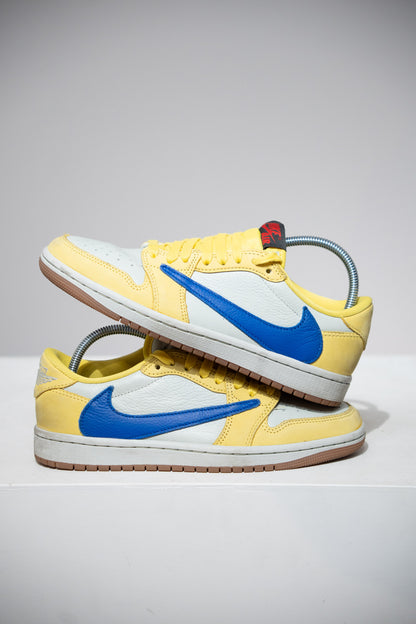 Jordan 1 Low Travis Scott Canary Yellow (Taille 38)