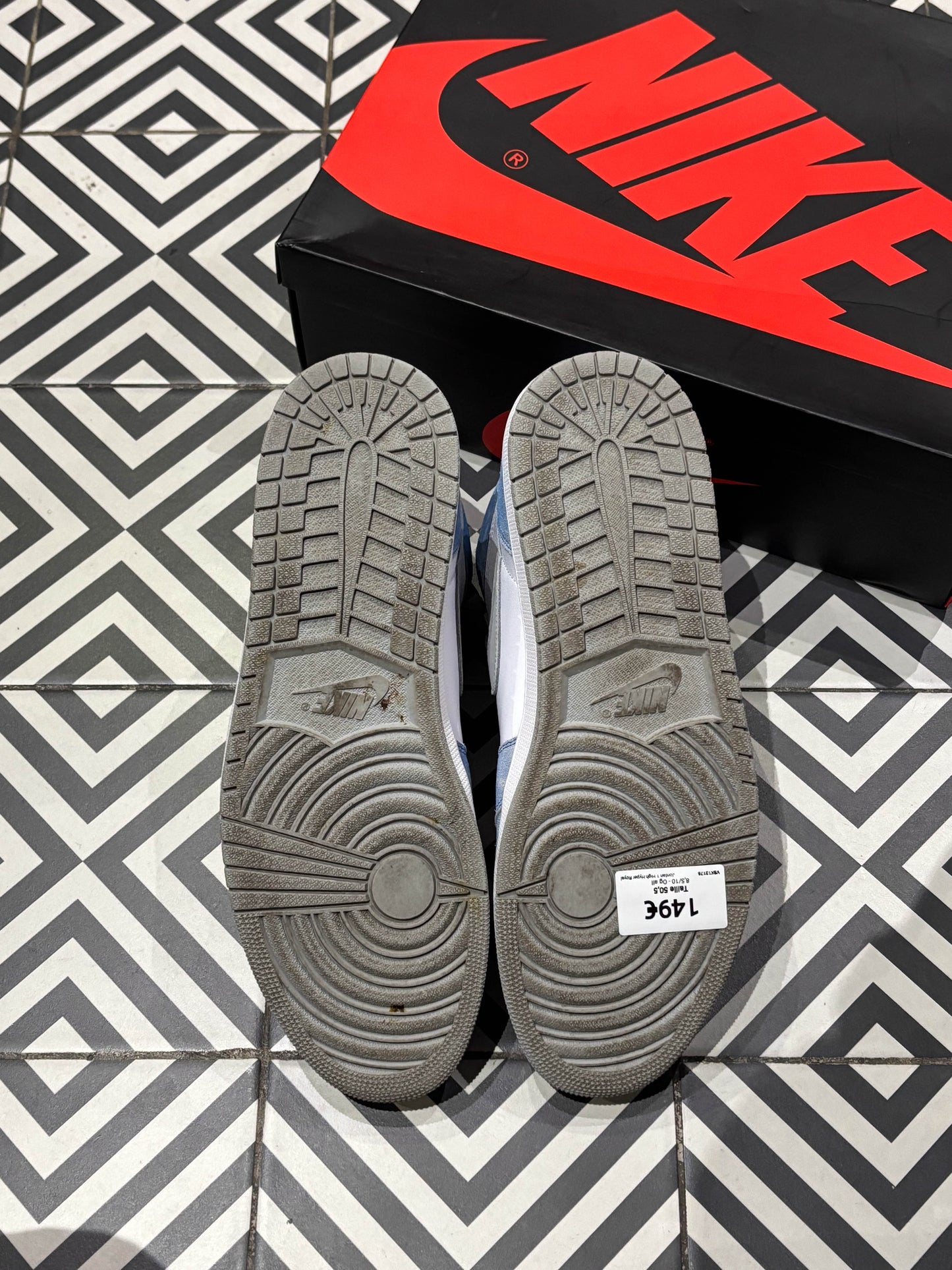 Jordan 1 High Hyper Royal (Taille 50,5)