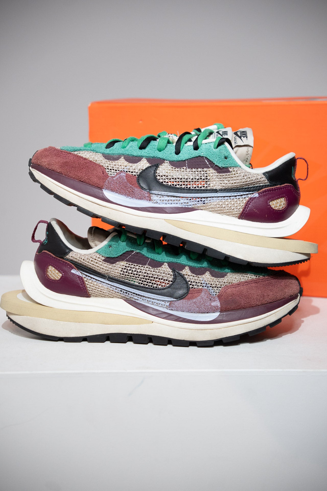Sacai Vaporwaffle Vilain Red (Taille 44,5)