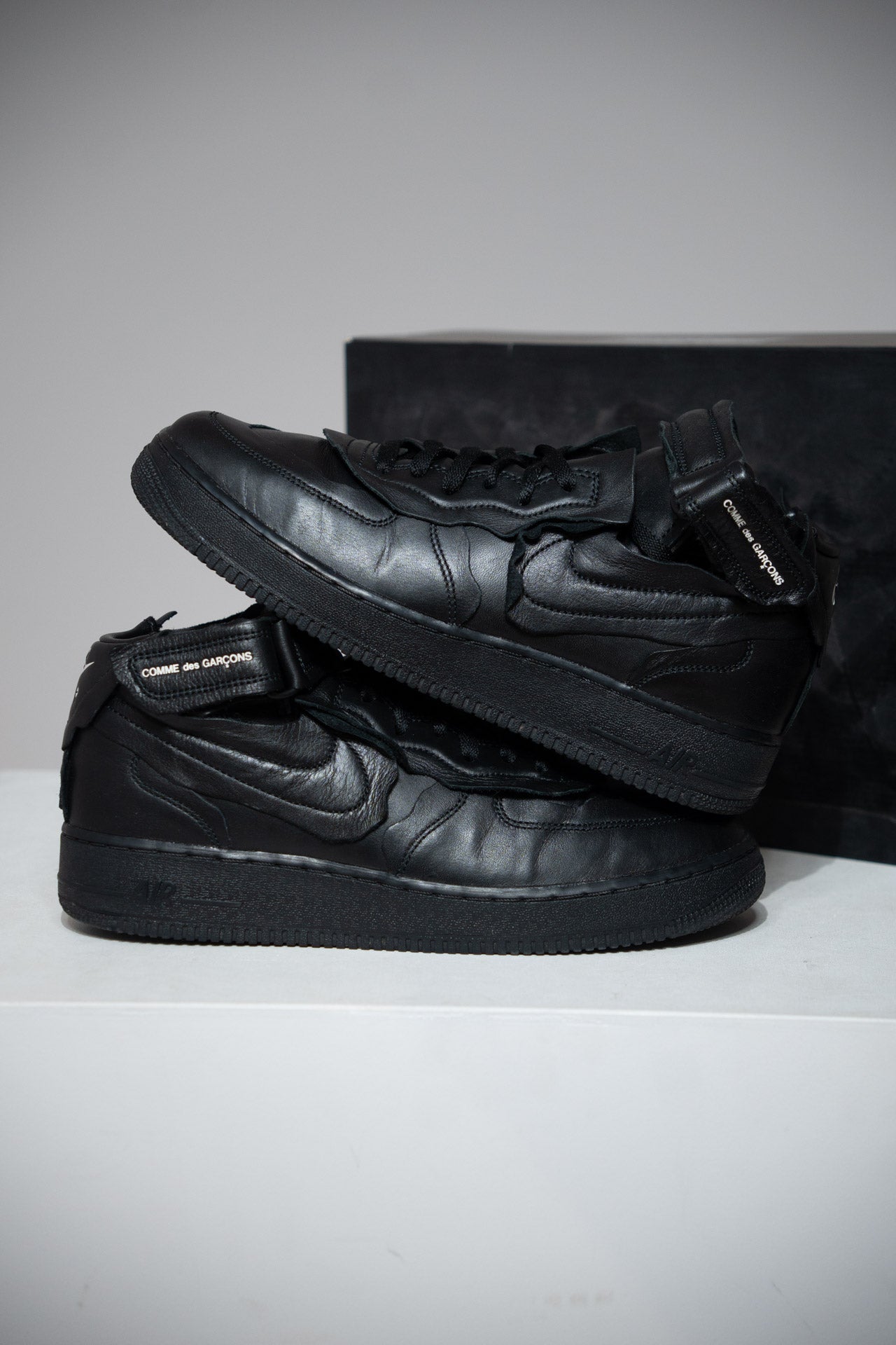 Air Force 1 Mid Comme des garcons Black (Taille 44)