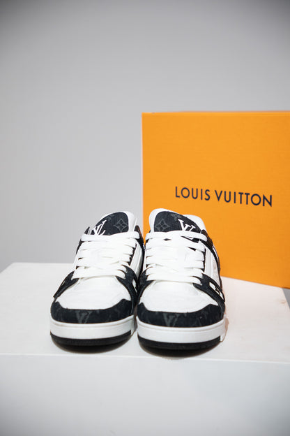 Louis Vuitton Trainer Denim Black (Taille 47 (11IT))