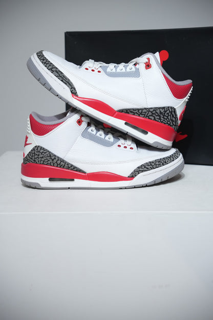 Jordan 3 Fire Red (Taille 40,5)