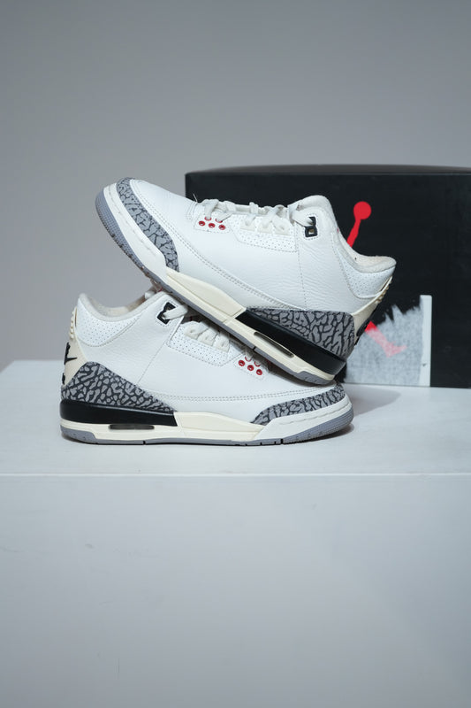 Jordan 3 White Cement Reimagined GS (Taille 36)