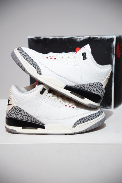 Jordan 3 White Cement Reimagined (Taille 40,5)