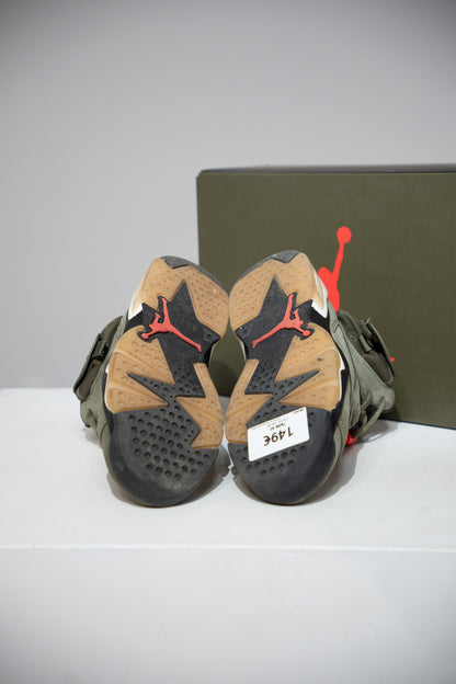 Jordan 6 Travis Scott Olive (Taille 40)