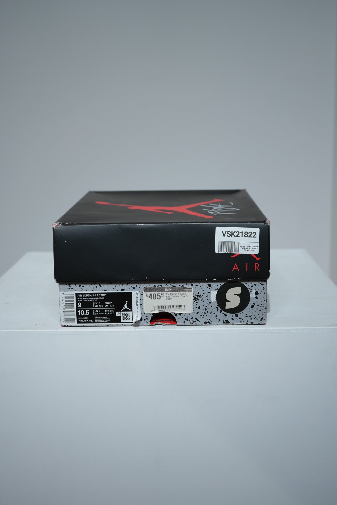 Jordan 4 Red Thunder (Taille 42,5)
