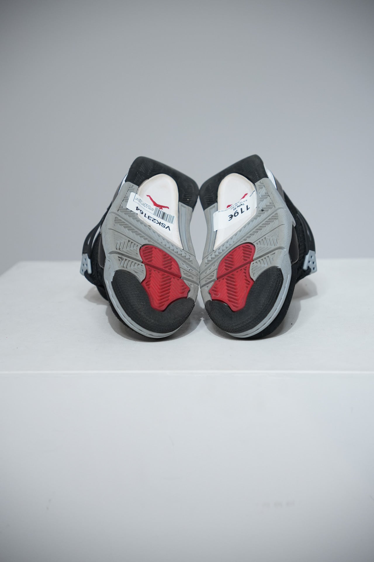 Jordan 4 Black Canvas GS (Taille 36)