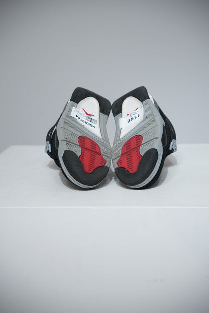 Jordan 4 Black Canvas GS (Taille 36)