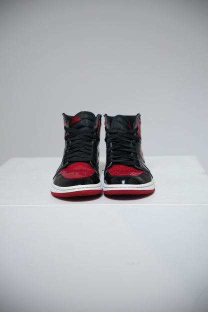 Jordan 1 High Patent Bred (Taille 39)