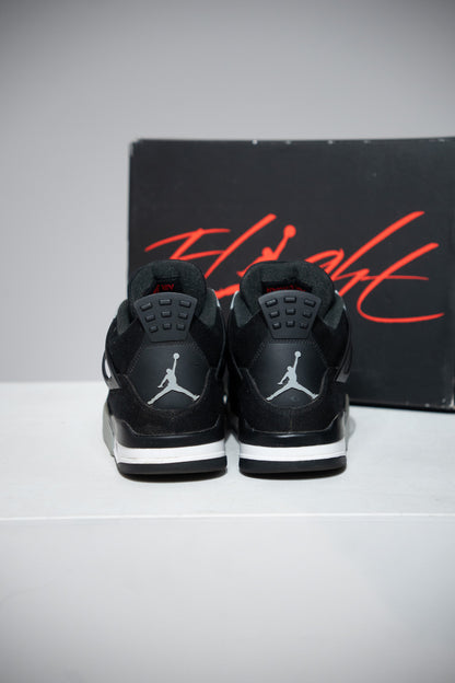 Jordan 4 Black Canvas (Taille 42,5)