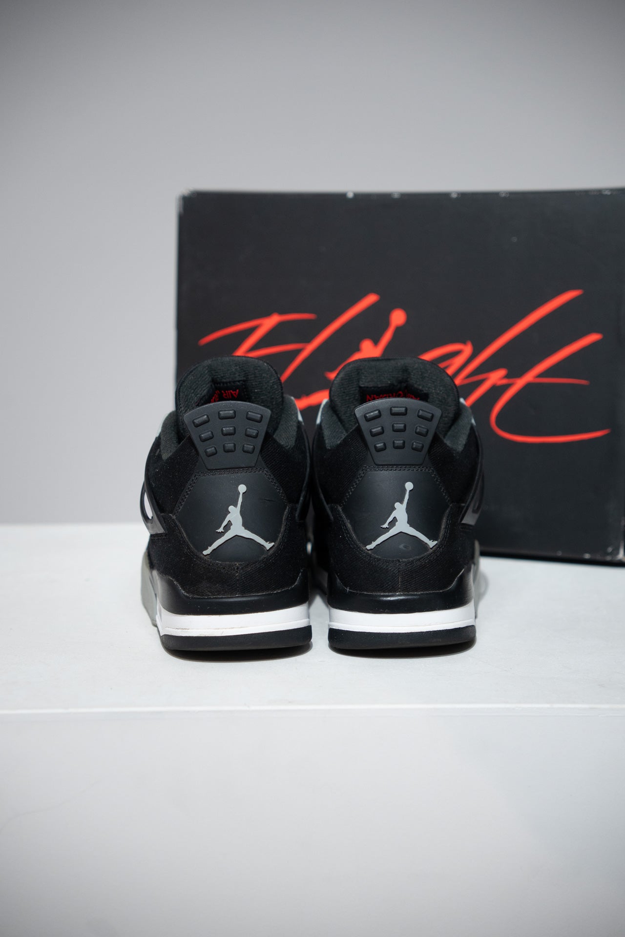 Jordan 4 Black Canvas (Taille 42,5)