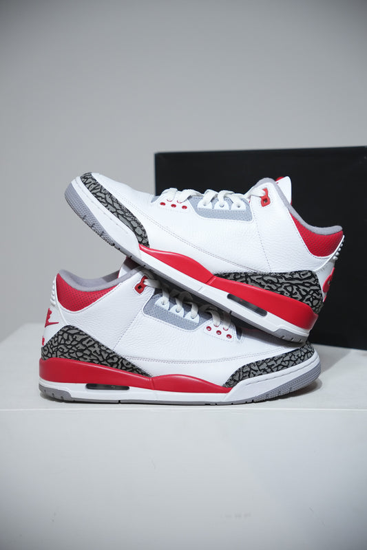 Jordan 3 Fire Red (Taille 44,5)