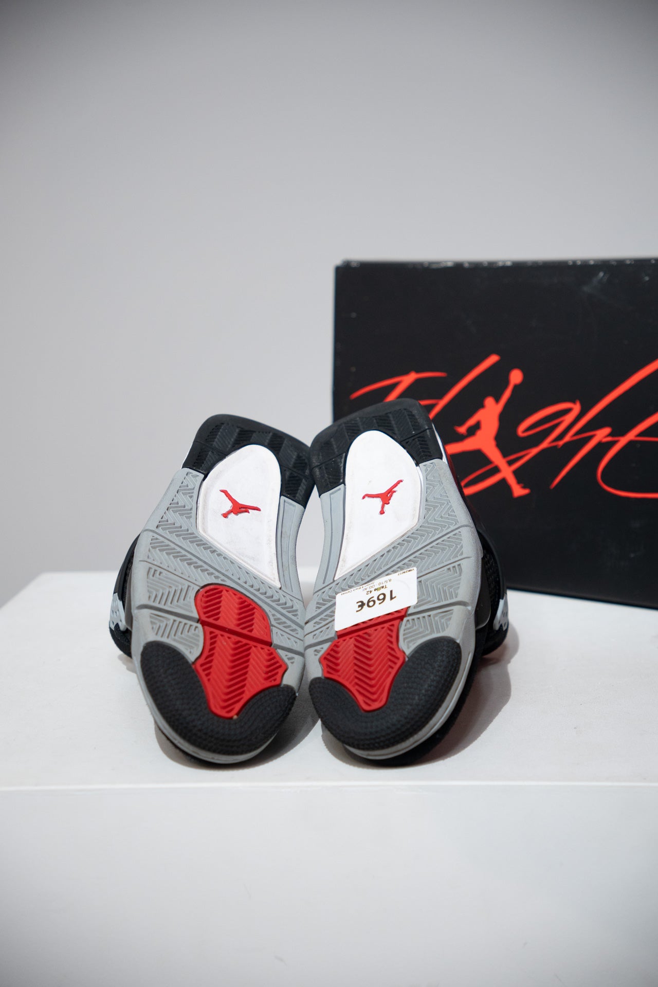 Jordan 4 Black Canvas (Taille 42)