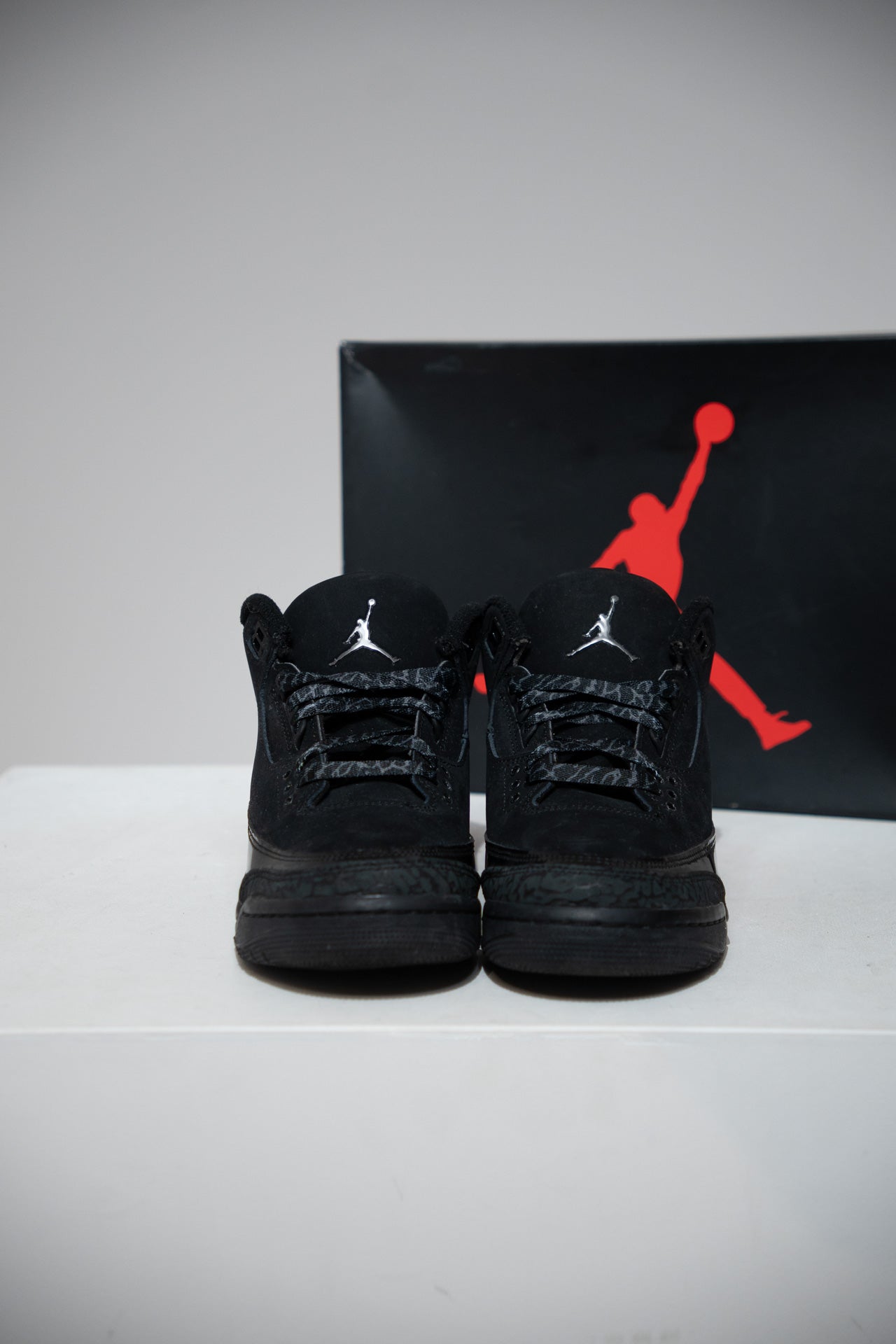 Jordan 3 Black Cat GS (Taille 38,5)