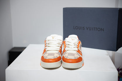 Louis Vuitton Trainer Damier Orange (Taille 41 (6,5IT))
