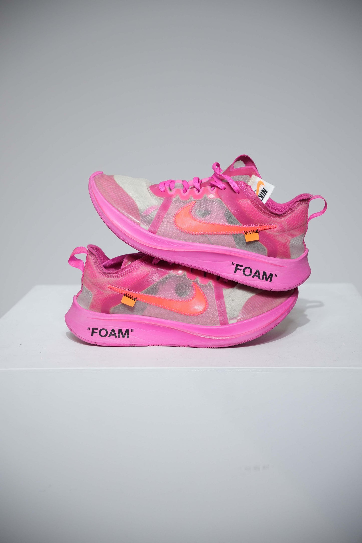 Nike Off-White Zoom Fly Pink (Taille 42 (Taille comme un 40))