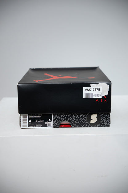 Jordan 3 Black Cat (Taille 41)