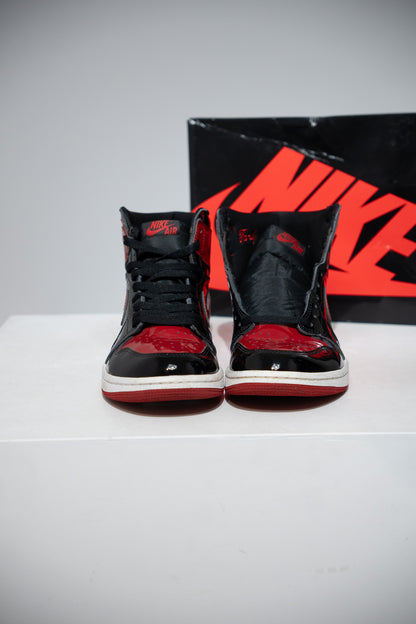 Jordan 1 High Patent Bred (Taille 42,5)