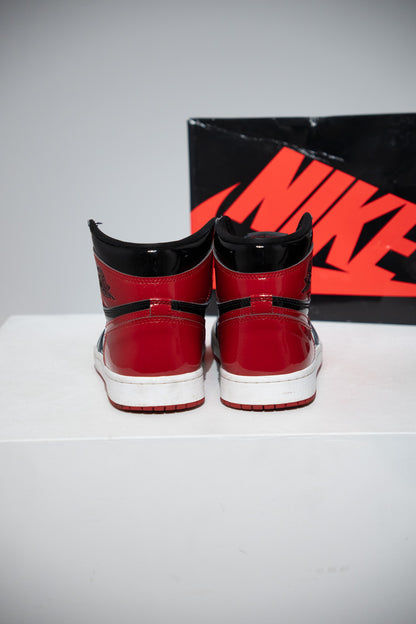 Jordan 1 High Patent Bred (Taille 42,5)