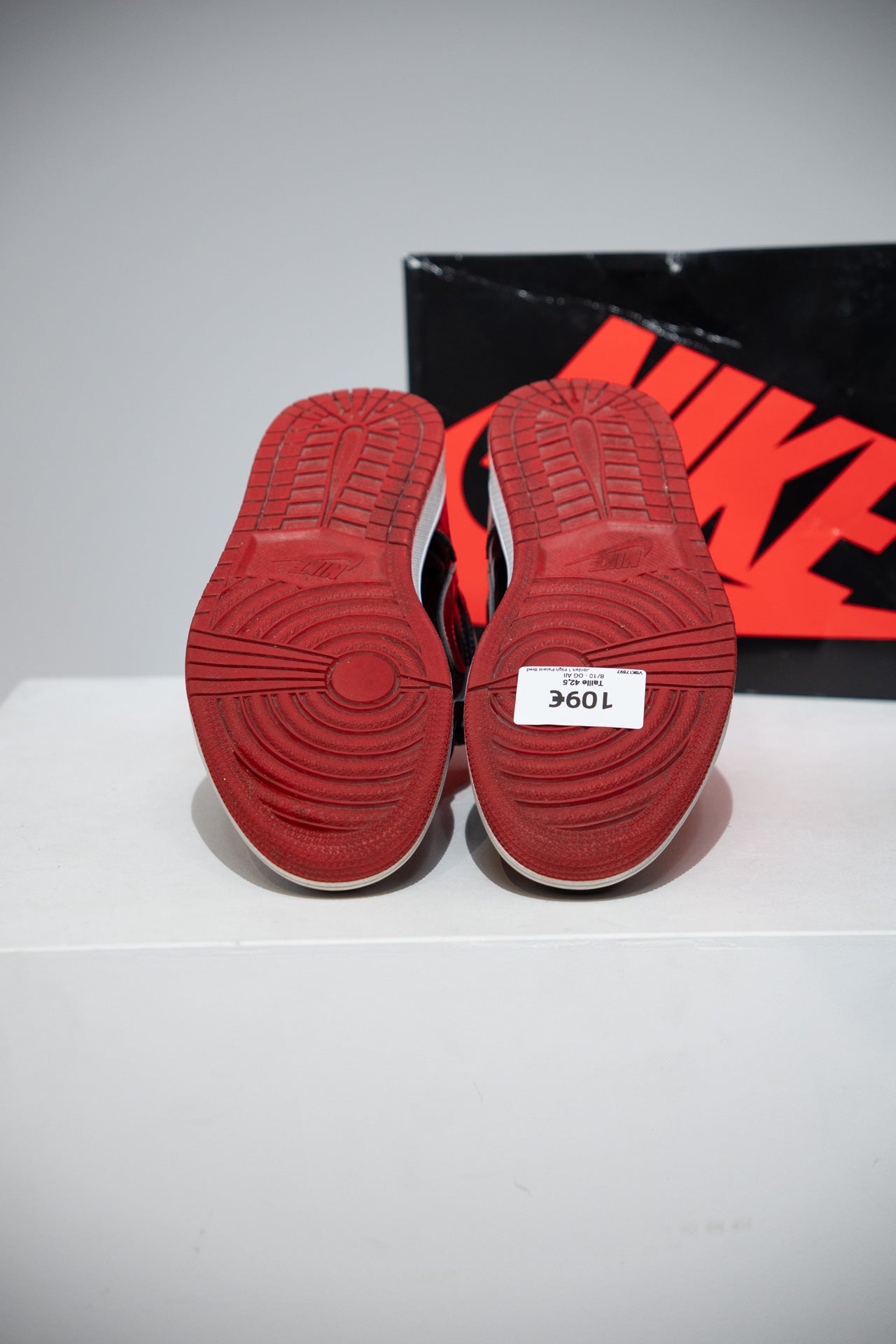 Jordan 1 High Patent Bred (Taille 42,5)