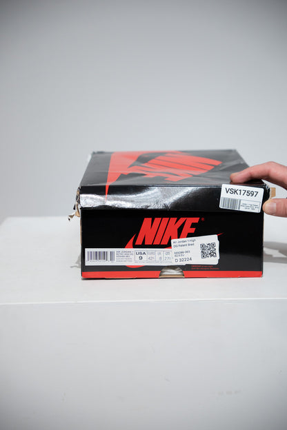 Jordan 1 High Patent Bred (Taille 42,5)