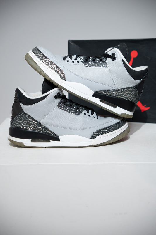Jordan 3 Wolf Grey (Taille 44)