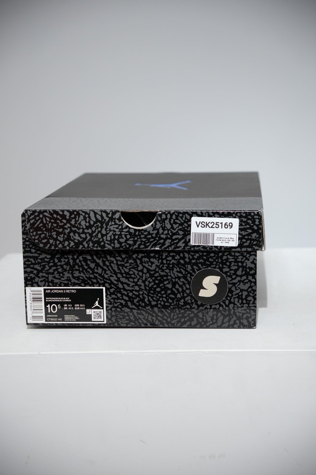 Jordan 3 racer Blue (Taille 44,5)