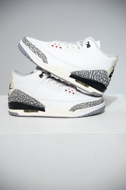 Jordan 3 White Cement Reimagined (Taille 44)