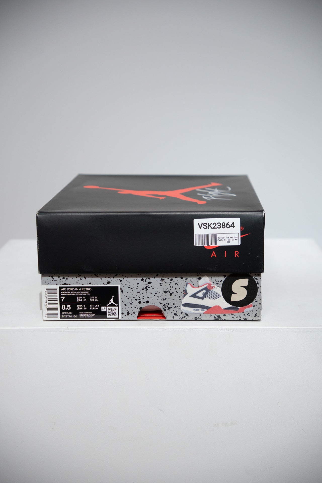 Jordan 4 Fire Red 2020 (Taille 40)