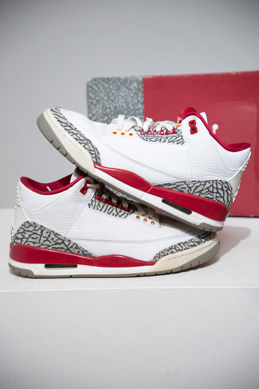 Jordan 3 Cardinal Red (Taille 41)